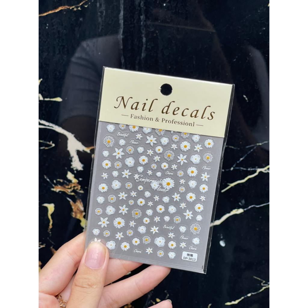 Sticker dán móng cao cấp Hàn Quốc In 5D