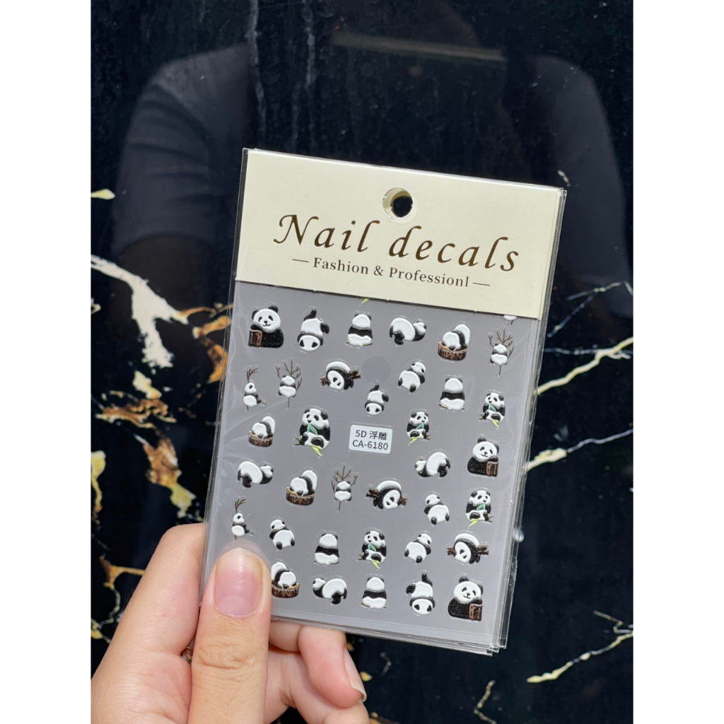 Sticker dán móng cao cấp Hàn Quốc In 5D