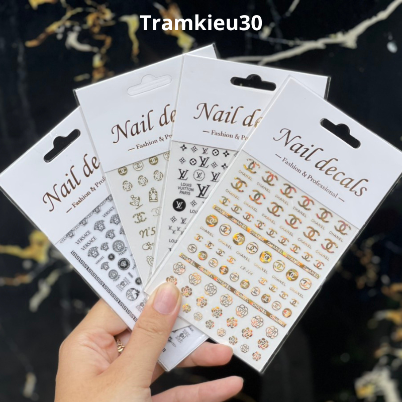 Sticker dán móng cao cấp phong cách Hàn Quốc