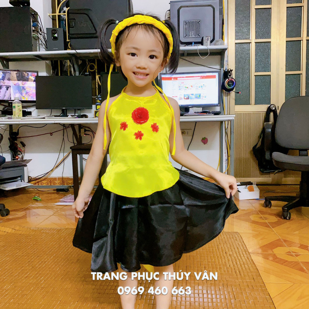 🍄 Yếm Đào Trẻ Em - Người Lớn. Yếm Váy Cho Bé Mầm Non, Tiểu Học, Trung Hoc và Cô Giáo Mầm Non