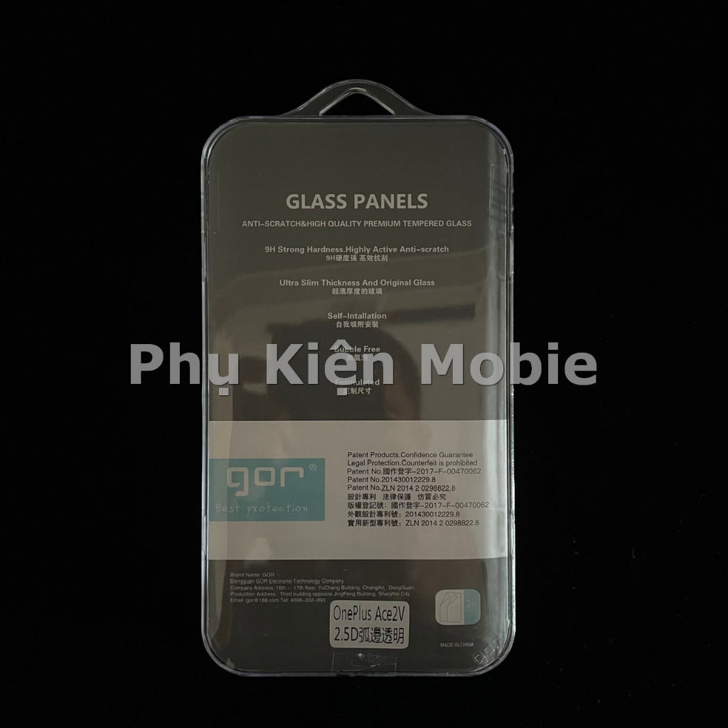 Bộ 2 miếng kính cường lực Gor cho Oneplus ACE 2V/ NORD 3 - Full Box