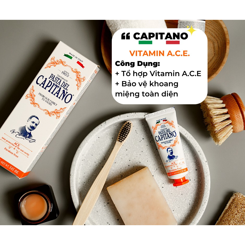 Kem đánh răng Pasta del Capitano 1905 75ml