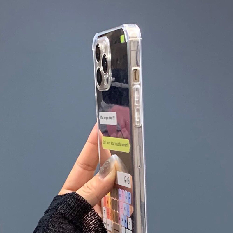 Ốp Lưng Gương Chống Sốc Tin Nhắn 𝐅𝐮𝐥𝐥 𝐃𝐨̀𝐧𝐠: 𝐈𝐏𝐡𝐨𝐧𝐞 | 𝐎𝐩𝐩𝐨 | 𝐒𝐚𝐦𝐬𝐮𝐧𝐠 | 𝐇𝐮𝐚𝐰𝐞𝐢 | 𝐕𝐢𝐯𝐨 | 𝐗𝐢𝐚𝐨𝐦𝐢 | 𝐑𝐞𝐚𝐥𝐦𝐞 | 𝐑𝐞𝐧𝐨