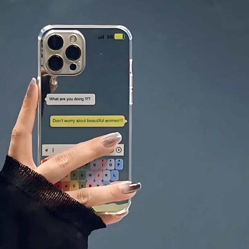 Ốp Lưng Gương Chống Sốc Tin Nhắn 𝐅𝐮𝐥𝐥 𝐃𝐨̀𝐧𝐠: 𝐈𝐏𝐡𝐨𝐧𝐞 | 𝐎𝐩𝐩𝐨 | 𝐒𝐚𝐦𝐬𝐮𝐧𝐠 | 𝐇𝐮𝐚𝐰𝐞𝐢 | 𝐕𝐢𝐯𝐨 | 𝐗𝐢𝐚𝐨𝐦𝐢 | 𝐑𝐞𝐚𝐥𝐦𝐞 | 𝐑𝐞𝐧𝐨