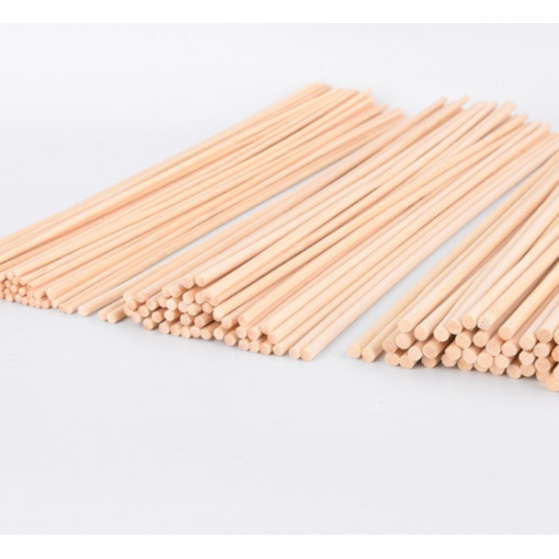 Que Gỗ Tròn Dài 40cm ,Que Gỗ Làm Mô Hình