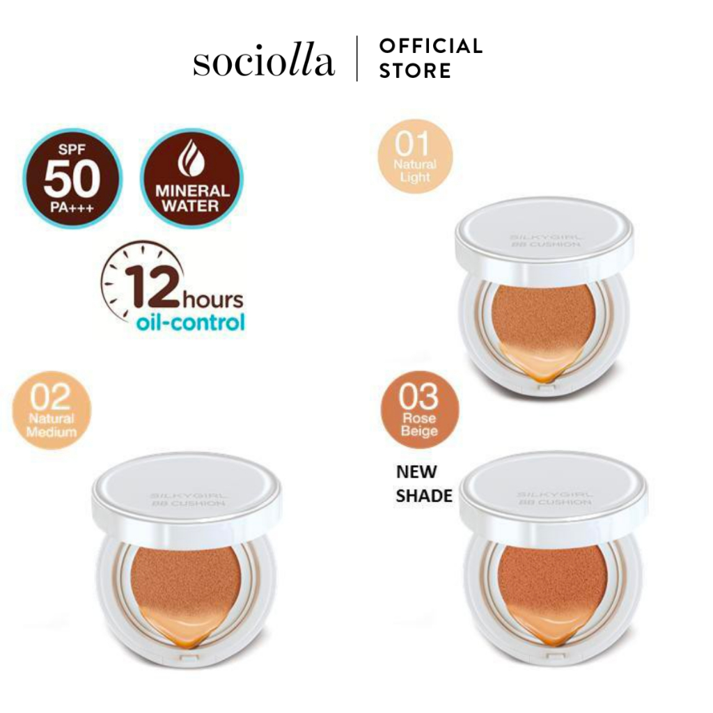 Phấn Nước Che Phủ Tốt Silkygirl Magic BB Cushion