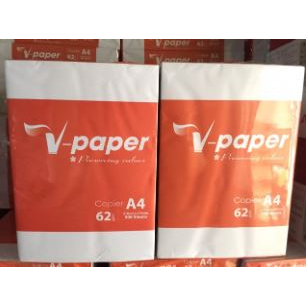 Giấy V-Paper A4 -62gsm ( RAM =500 tờ)