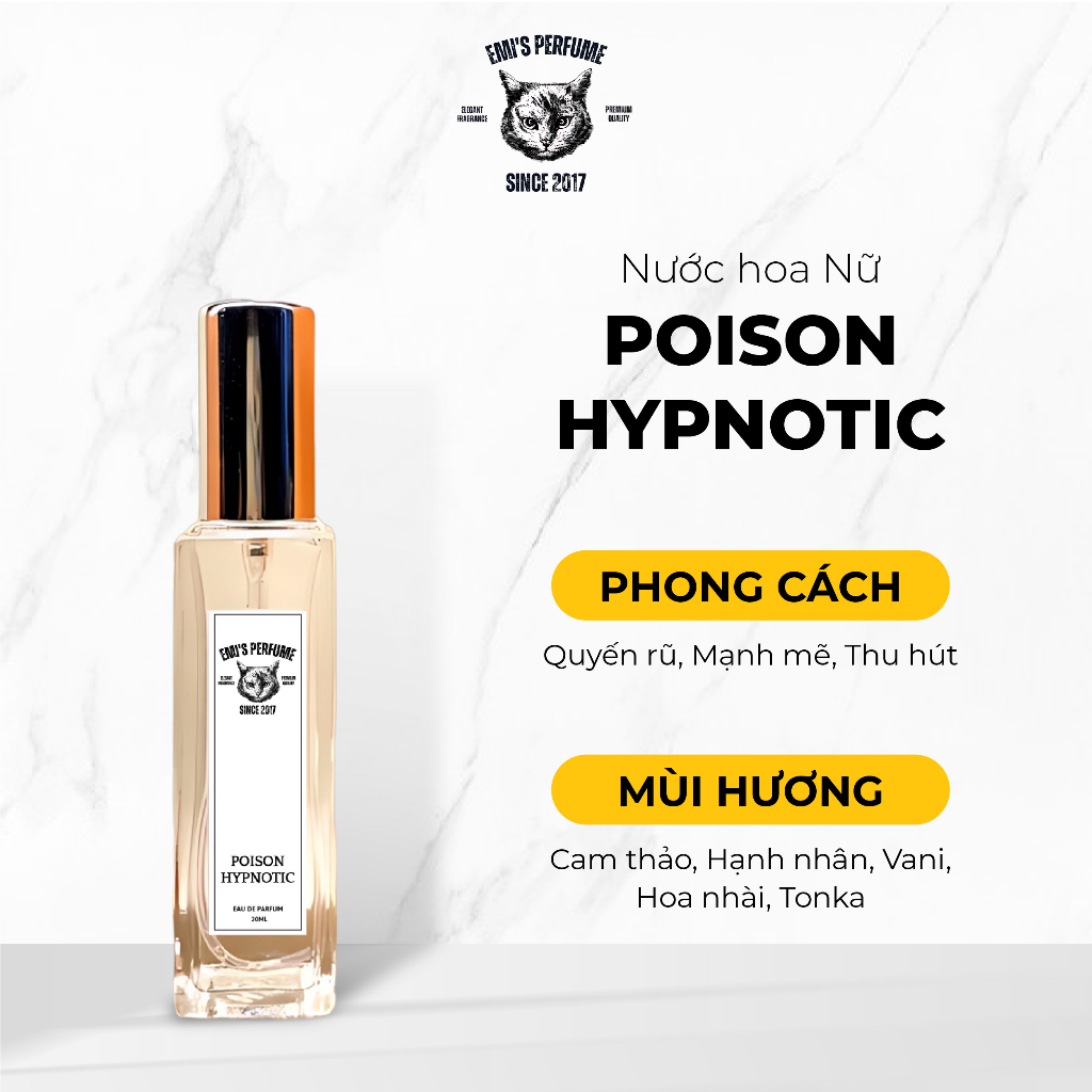 Nước Hoa POISON nữ EMI’S PERFUME. Nồng độ EDP lưu lâu.