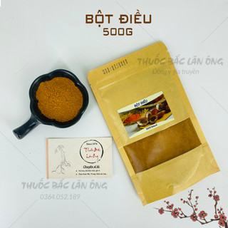 Bột điều đỏ 500g (Bột điều màu nguyên chất, bột cà ri, tạo màu cho món ăn)
