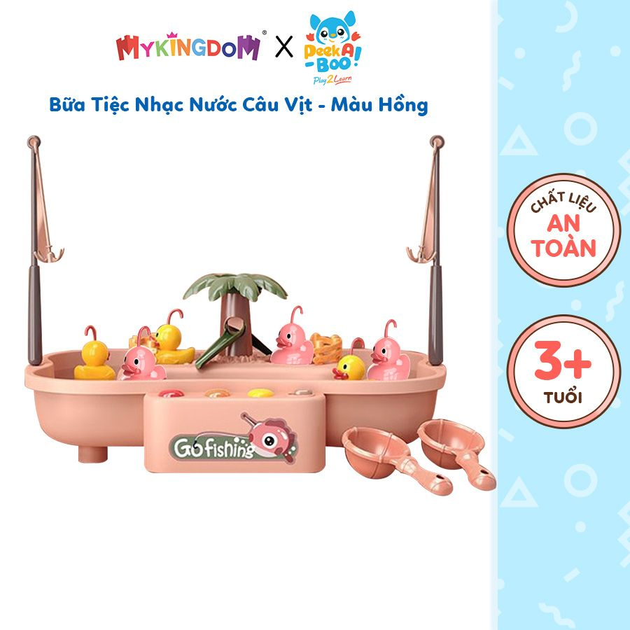 Đồ Chơi Giáo Dục PEEK A BOO Bữa Tiệc Nhạc Nước Câu Vịt - Màu Hồng 889-192