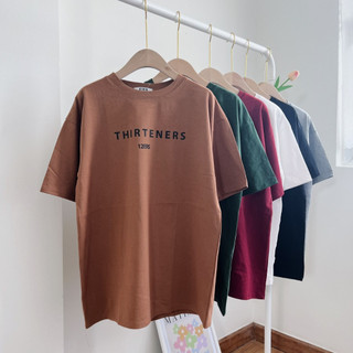 Áo thun nữ YUSTUDIO 3158, form rộng nữ thun unisex mẫu THIRTENERS