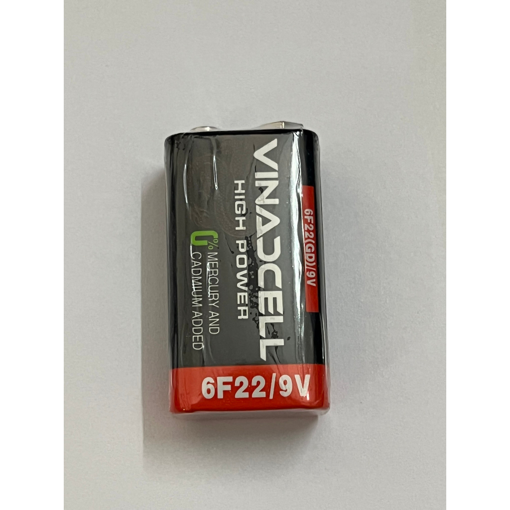 Pin vuông 9v Vinaxell 6F22/9V High Power - Hộp 10 viên