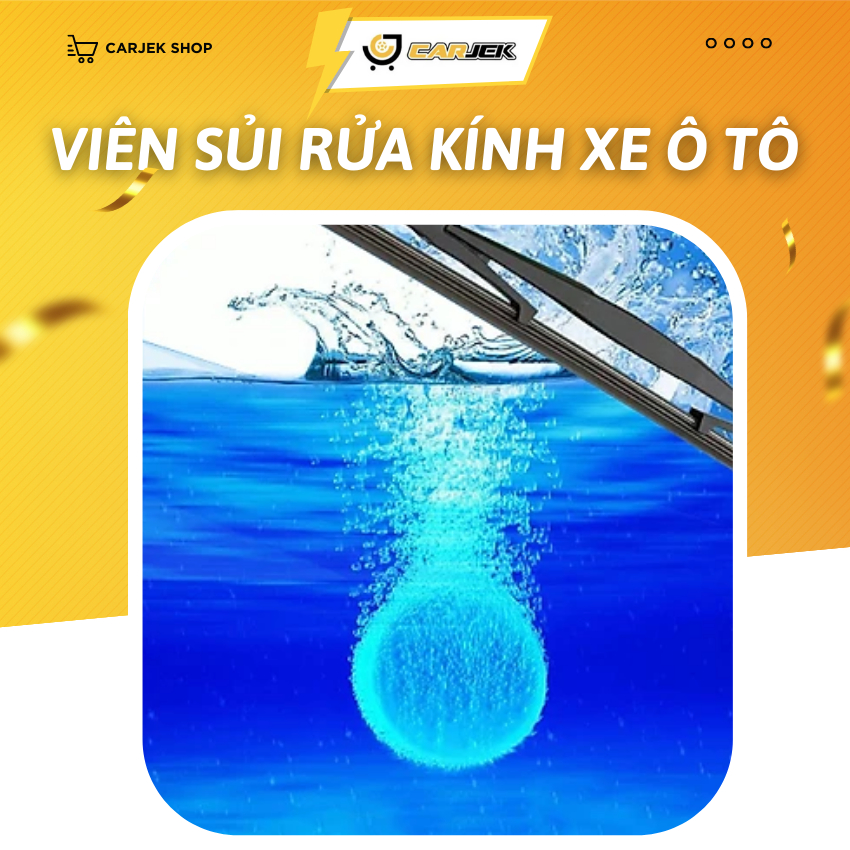 Combo viên sủi rửa kính - rẻ hơn - thuận tiện hơn