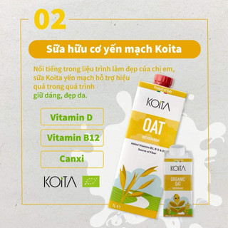Sữa hạt yến mạch Koita - 1 lít