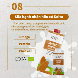 Sữa tươi hữu cơ vị hạnh nhân Koita - 1 Lit
