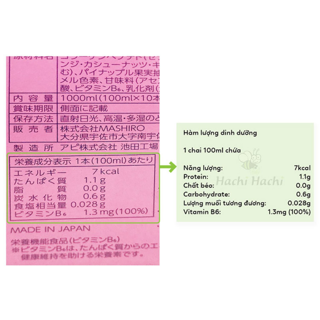 TPBVSK: Nước uống Collagen ngăn ngừa lão hóa, da căng mịn 82X The Pink  - Hachi Hachi Japan Shop