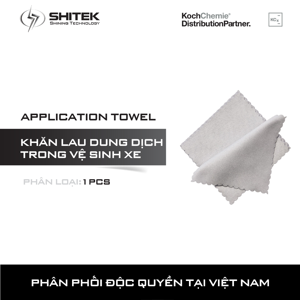 Khăn lau dung dịch trong vệ sinh xe - Application towel Koch Chemie