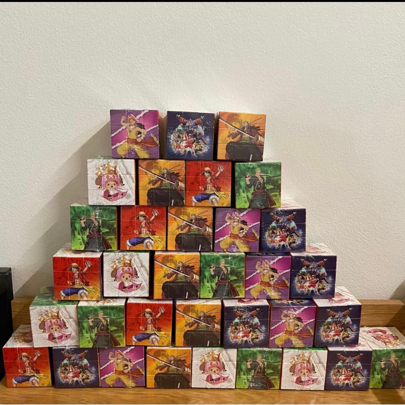 (59k)combo 2 khối rubik one piece giúp giải trí, tăng cường trí thông minh, tập trung,tư duy logic