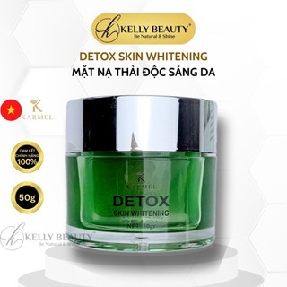 Mặt Nạ Thải Độc Sáng Da Karmel Detox Skin Whitening - Ngừa Mụn, Da Sáng Đều Màu, Mịn Màng | Kelly Beauty