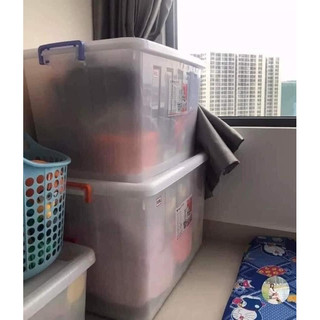 Thùng nhựa việt nhật loại có bánh xe