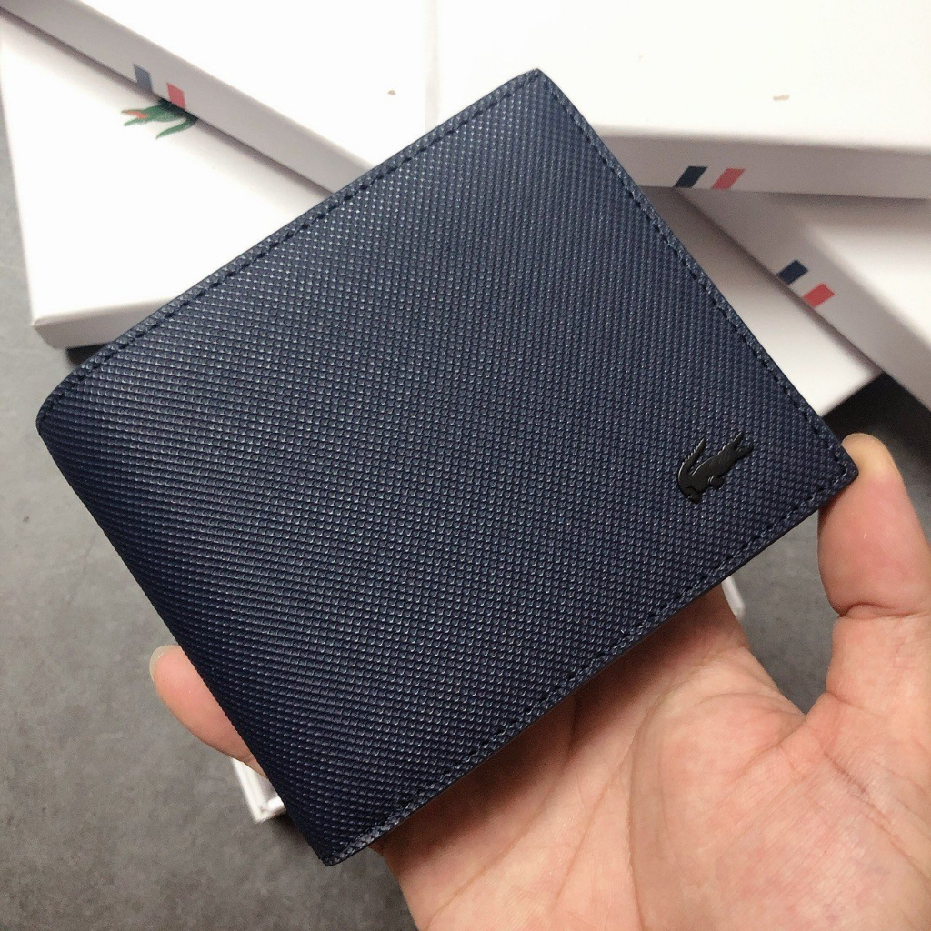 Ví Lacoste Gập Trơn