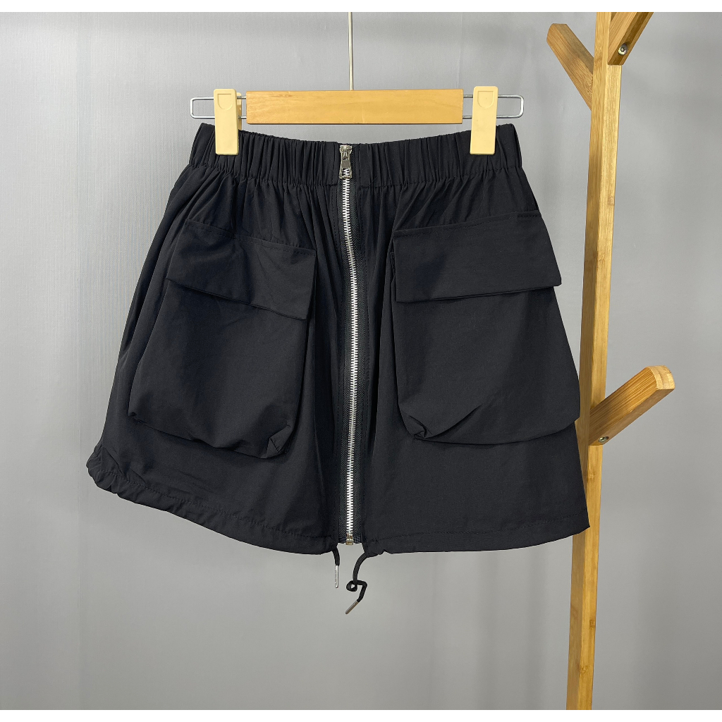 Chân Váy Ngắn Vải Dù, Chân Váy Cạp Chun Co Giãn 3 size SML