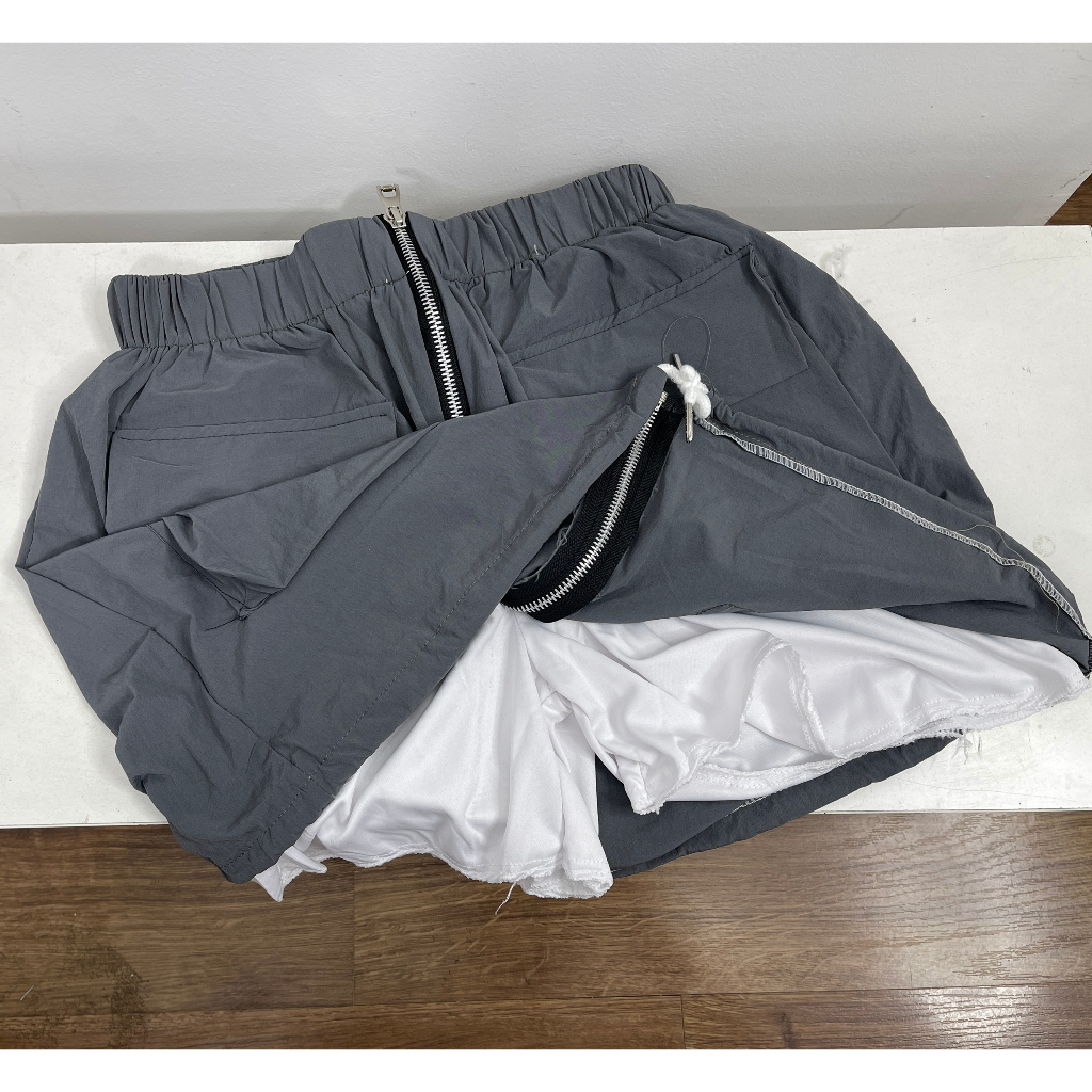 Chân Váy Ngắn Vải Dù, Chân Váy Cạp Chun Co Giãn 3 size SML