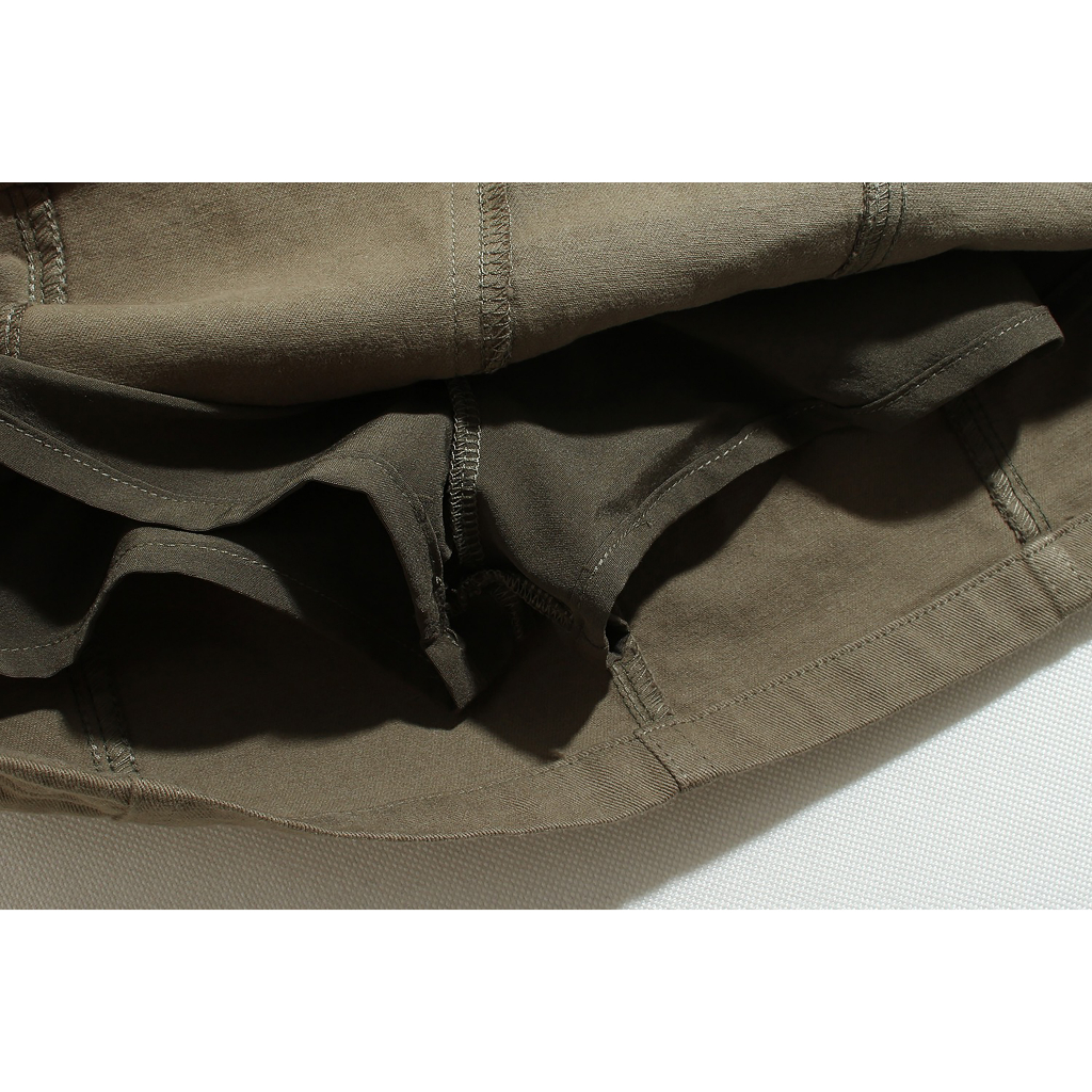 Chân váy kaki MC21.STUDIOS dáng ngắn chữ A lưng cao có quần trong Ulzzang Streetwear Hàn Quốc V3701