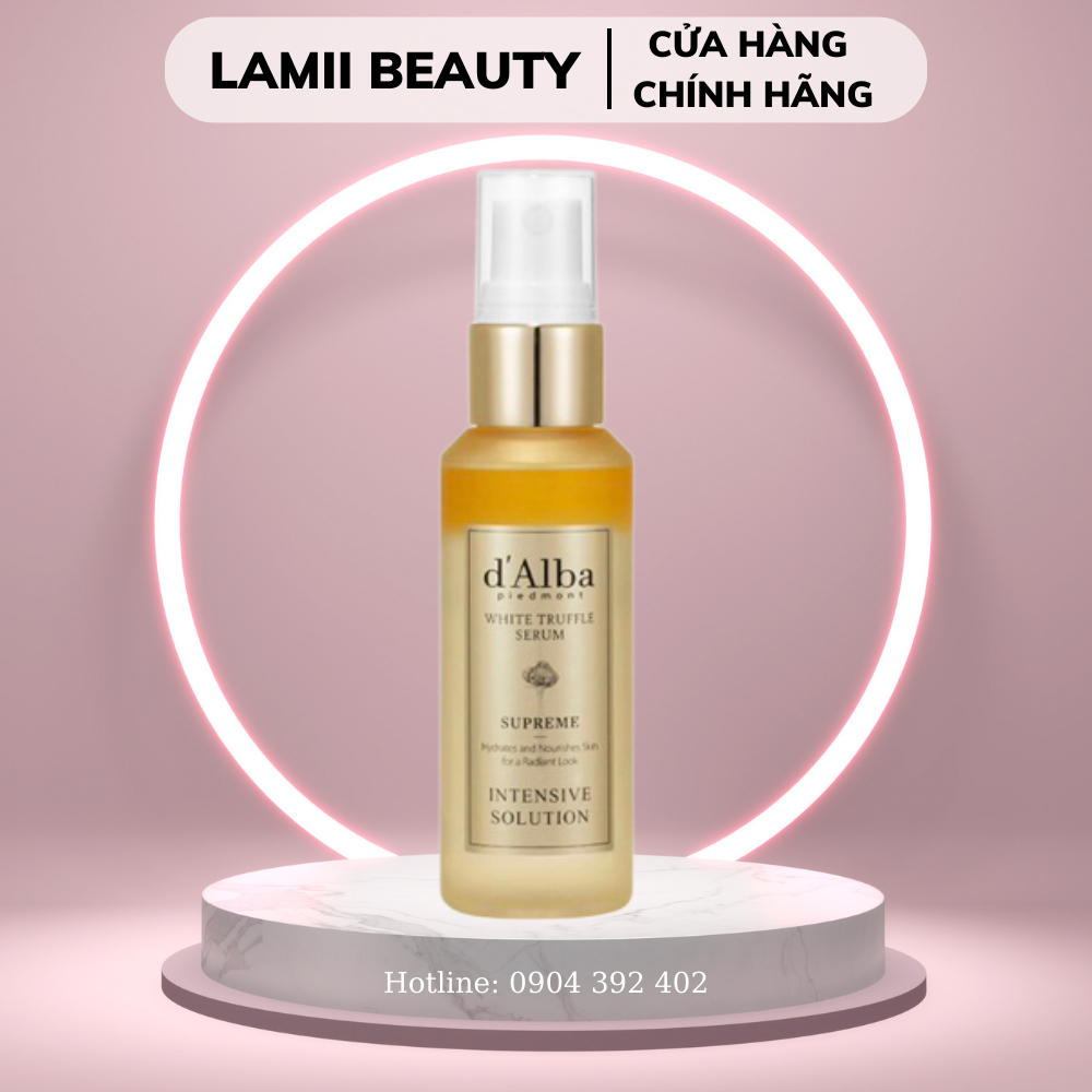 Tinh chất dạng xịt khoáng căng bóng d'Alba White Truffle Serum Superme Intensive Solution 50ml - LAMII BEAUTY
