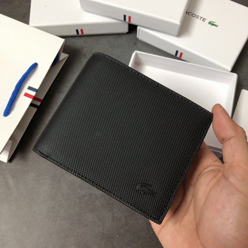 Ví Lacoste Gập Trơn