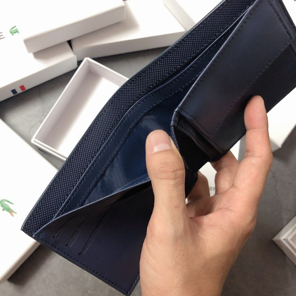 Ví Lacoste Gập Trơn