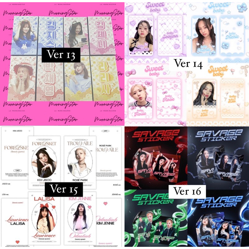 Set card fanmade BlackPink