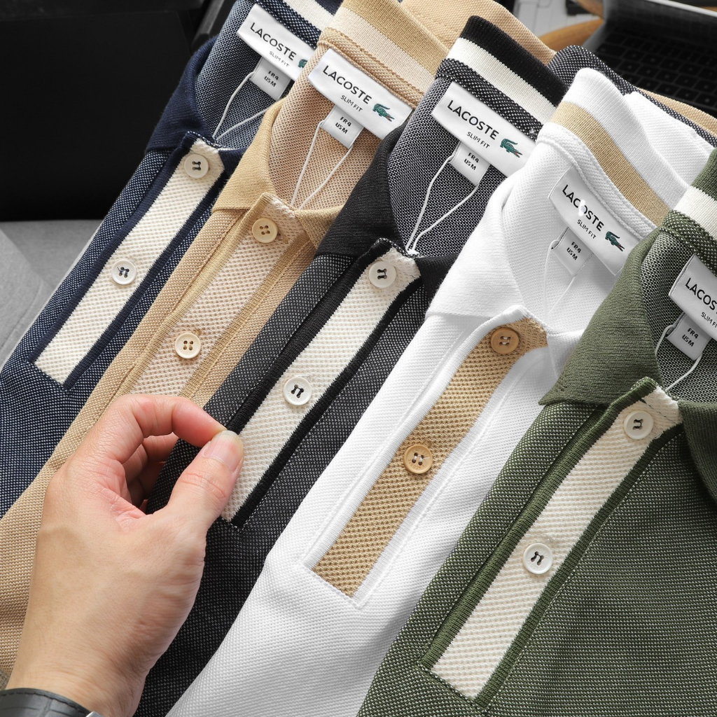 Áo PoLo LC phối trụ 5M