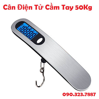 Cân Điện Tử Cầm Tay Dùng Đi Du Lịch, Hành lý 50Kg