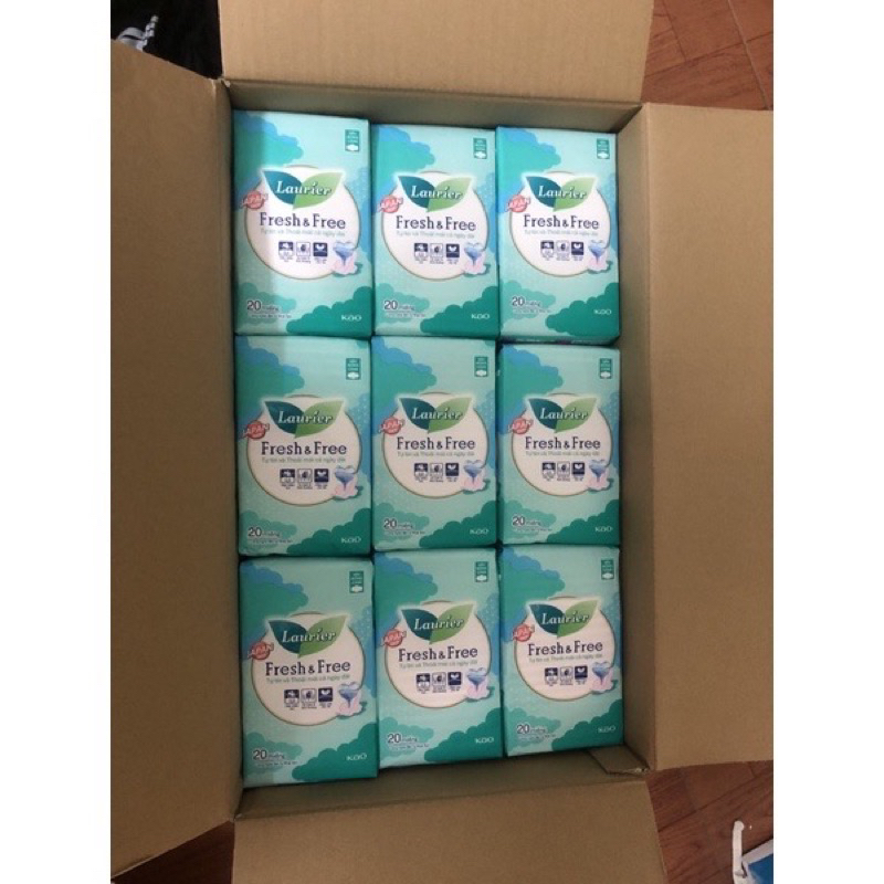 🎁- Laurier F&F Siêu mỏng 20 miếng tặng 1 hộp 2 miếng đêm 35cm