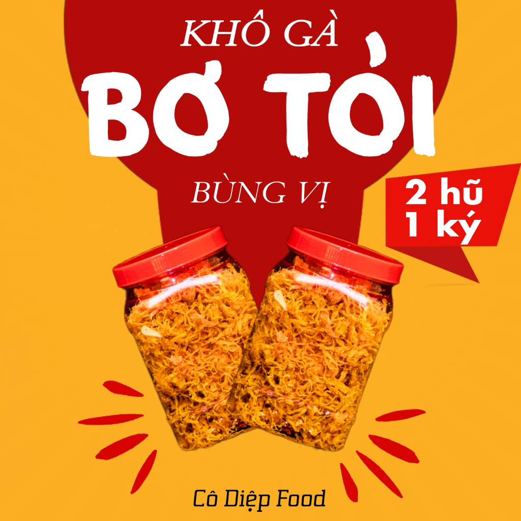 Khô Gà Bơ Tỏi  Loại 1 - 1Kg