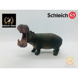 Mô hình động vật , đồ chơi con vật Schleich chính hãng Hà mã há miệng 14681- Schleich House