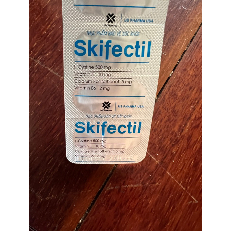 Viên uống Skifectil đẹp da ngừa lão hóa dưỡng sáng da giảm thâm hộp 60 viên