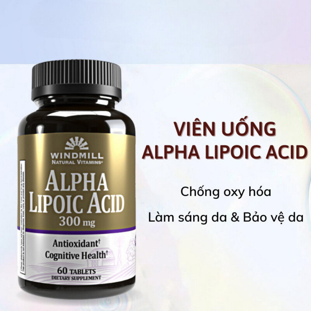 Viên uống Alpha Lipoic Acid ngăn tái nám, chống nắng, mờ nám nội sinh - CHUSA