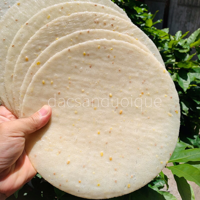 10 cái Bánh phồng nếp đậu xanh Sơn Đốc size 21cm