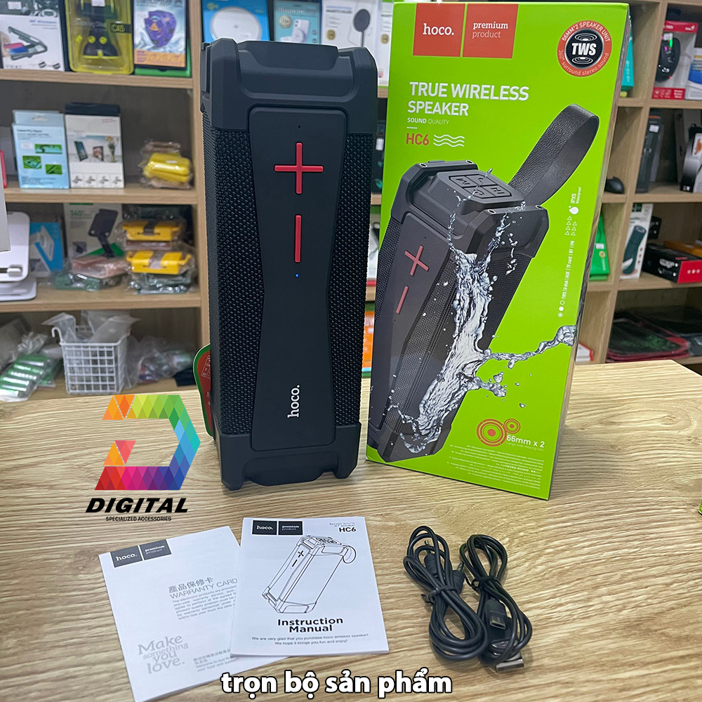 Loa Bluetooth Hoco HC6 Chính Hãng V5.0 TWS Chống Nước IPX5