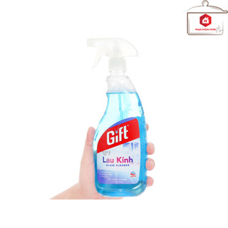 Nước Lau Kính Gift 540ml Hương Sắc Biển, Xịt Lau Kính Dễ Dàng