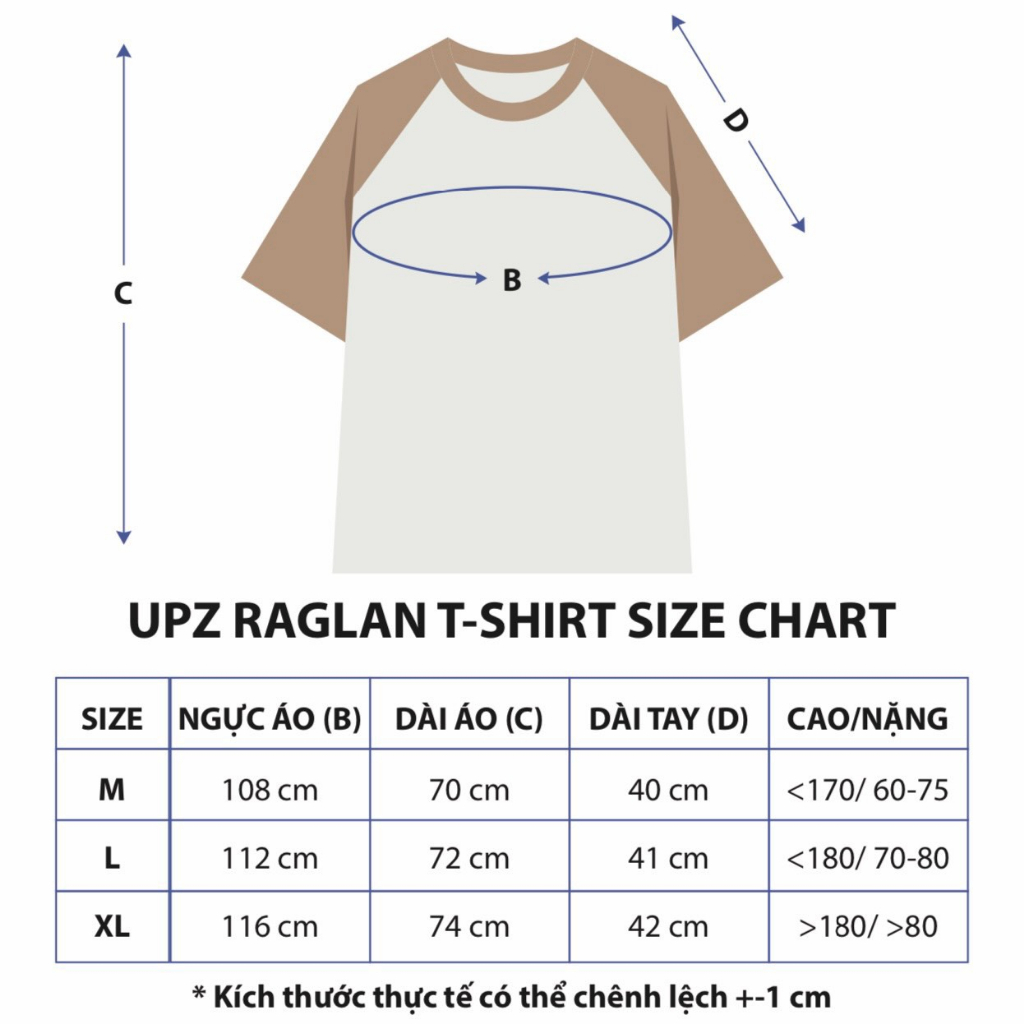 UPZ Áo Thun Cotton Raglan Unisex Nam Nữ Form Rộng In Hình Angel Baby/ Cupid (2 Màu)