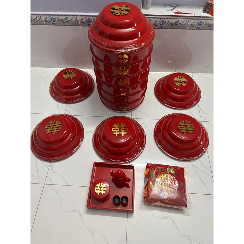 Bộ 8 mâm quả cưới