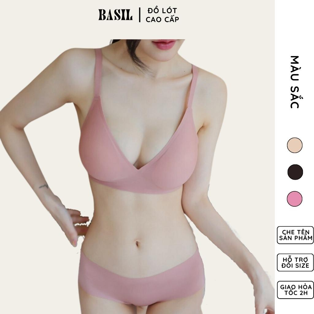 Áo lót nâng ngực DA04 Basil nữ đệm ~4cm không gọng chống hằn định hình cao cấp