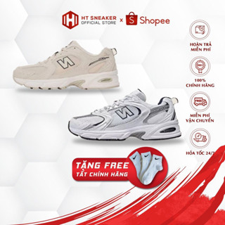 [CHÍNH HÃNG] Giày Newbalance 530 Running Retro White Silver / Beige | Giày Thời Trang NB 530 Running Nam Nữ Bạc / Beige