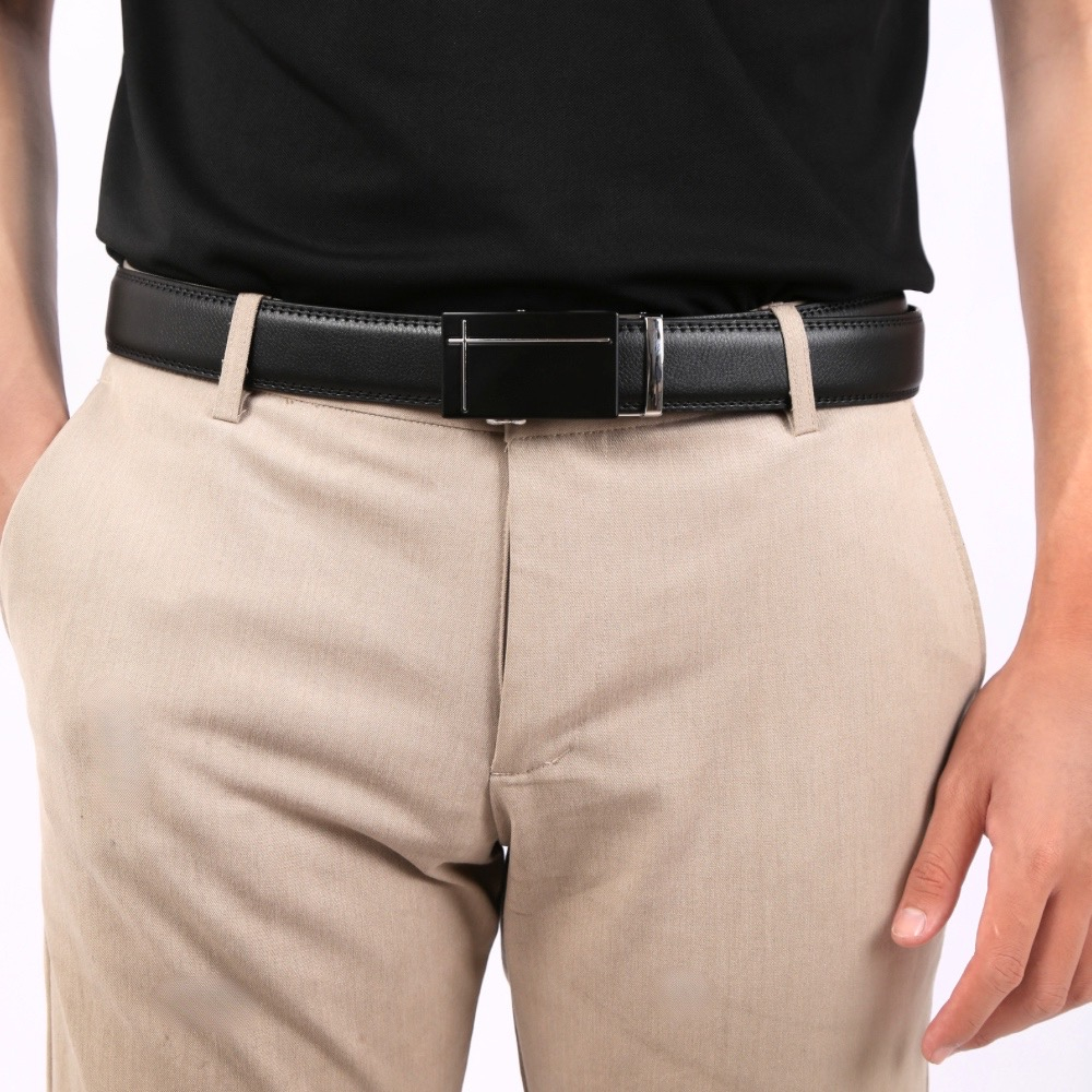 Dây nịt nam thắt lưng nam cao cấp dây lưng da bò thật khoá tự động quà tặng cho nam giới PADAS OFFICIAL TL127