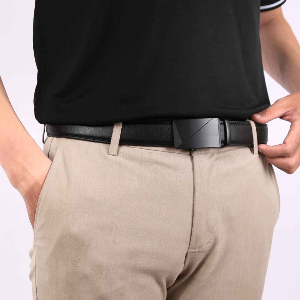 Dây nịt nam thắt lưng nam cao cấp dây lưng da bò thật khoá tự động quà tặng cho nam giới PADAS OFFICIAL TL127