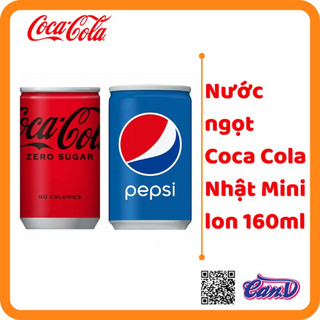 Nước ngọt Coca Cola Nhật Mini lon 160ml