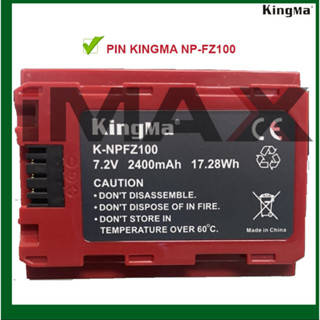 PIN KINGMA FOR SONY NP-FZ100 DUNG LƯỢNG CAO 2400MAH